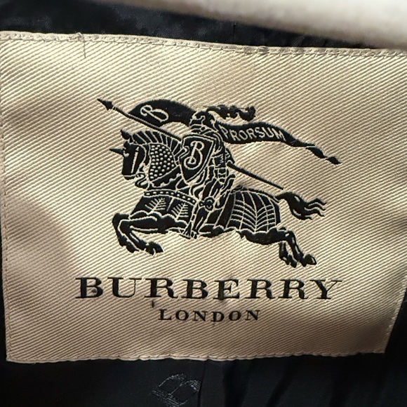 Burberry Prorsum / London Line Tweed Herringbone Peacoat / Double Breasted - Picture 15 of 17